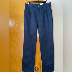 George Indigo Blue Straight Leg Pants